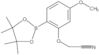 2-[5-Methoxy-2-(4,4,5,5-tetramethyl-1,3,2-dioxaborolan-2-yl)phenoxy]acetonitrile