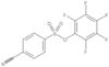 2,3,4,5,6-Pentafluorophenyl 4-cyanobenzenesulfonate