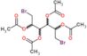 2,3,4,5-tetra-O-acetyl-1,6-dibromo-1,6-dideoxyhexitol