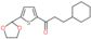 3-cyclohexyl-1-[5-(1,3-dioxolan-2-yl)-2-thienyl]propan-1-one