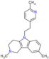 2,8-dimethyl-5-[2-(6-methylpyridin-3-yl)ethyl]-2,3,4,5-tetrahydro-1H-pyrido[4,3-b]indole