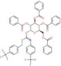 2,3,4,6-tetra-O-benzoyl-1-O-[(Z)-{[4-(trifluoromethyl)benzyl]sulfanyl}{[4-(trifluoromethyl)phenyl]imino}methyl]-alpha-D-glucopyranose