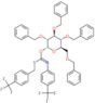 2,3,4,6-tetra-O-benzyl-1-O-[(Z)-{[4-(trifluoromethyl)benzyl]sulfanyl}{[4-(trifluoromethyl)phenyl]imino}methyl]-alpha-D-glucopyranose