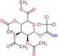 methyl (3S,4S,5S,6R)-3,4,5-triacetoxy-6-(2,2,2-trichloroethanimidoyl)oxy-tetrahydropyran-2-carboxylate