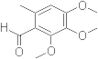 2,3,4-trimethoxy-6-methylbenzaldehyde