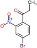 1-(4-bromo-2-nitrophenyl)propan-1-one