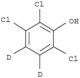 Phen-3,4-d2-ol,2,5,6-trichloro- (9CI)