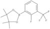 2-[2-Fluoro-3-(trifluoromethyl)phenyl]-4,4,5,5-tetramethyl-1,3,2-dioxaborolane