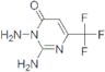 2,3-diamino-6-(trifluoromethyl)-3,4-dihydropyrimidin-4-one