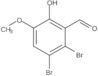 2,3-Dibromo-6-hydroxy-5-methoxybenzaldehyde