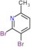 2,3-Dibromo-6-methylpyridine