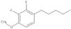 Benzene, 2,3-difluoro-1-methoxy-4-pentyl-