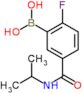 [2-fluoro-5-(isopropylcarbamoyl)phenyl]boronic acid