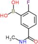 [2-fluoro-5-(methylcarbamoyl)phenyl]boronic acid