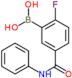[2-fluoro-5-(phenylcarbamoyl)phenyl]boronic acid
