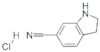 2,3-DIHYDRO-1H-INDOLE-6-CARBONITRILE HYDROCHLORIDE