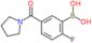 [2-fluoro-5-(pyrrolidine-1-carbonyl)phenyl]boronic acid