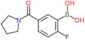 B-[2-Fluoro-5-(1-pyrrolidinylcarbonyl)phenyl]boronic acid