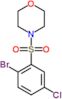 4-[(2-bromo-5-chlorophenyl)sulfonyl]morpholine