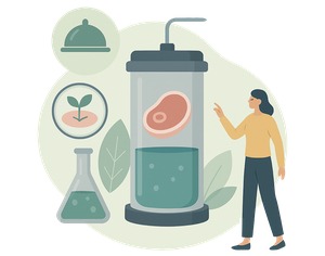 Carne cultivada: producción de proteína animal a partir de células