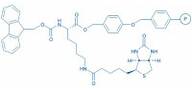 Fmoc-Lys(biotinyl)-Wang resin (200-400 mesh, 0.3-0.6 mmol/g)