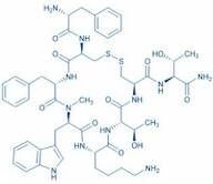 (D-Phe⁵,Cys⁶·¹¹,N-Me-D-Trp⁸)-Somatostatin-14 (5-12) amide