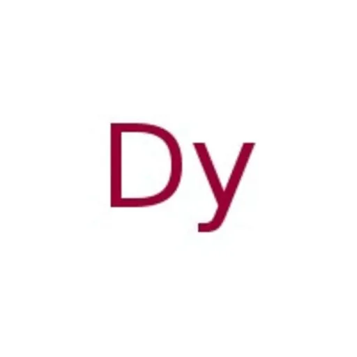 Dysprosium rod, 12.7mm (0.5in) dia, 99.9% (metals basis excluding Ta)