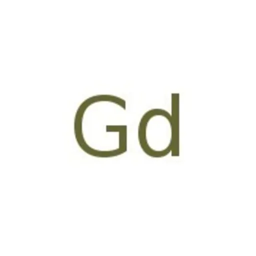Gadolinium rod, 6.35mm (0.25in) dia, 99.9% (metals basis excluding Ta)