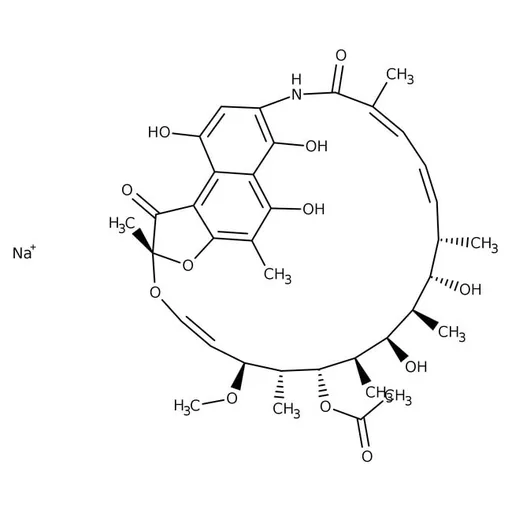 Rifamycin SV sodium, 98+%