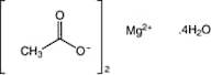 Magnesium acetate tetrahydrate, 98% (metals basis)