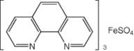 1,10-Phenanthroline iron(II) sulfate, 0.025M aq. soln.