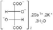 Antimony potassium tartrate trihydrate, ACS, 99.0-103.0%