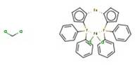 Dichloro[1,1'-bis(diphenylphosphino)ferrocene]palladium(II), complex with dichloromethane (1:1)