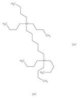 Hexane-1,6-bis(tri-n-butylammonium) dihydroxide, 20% w/w aq. soln.