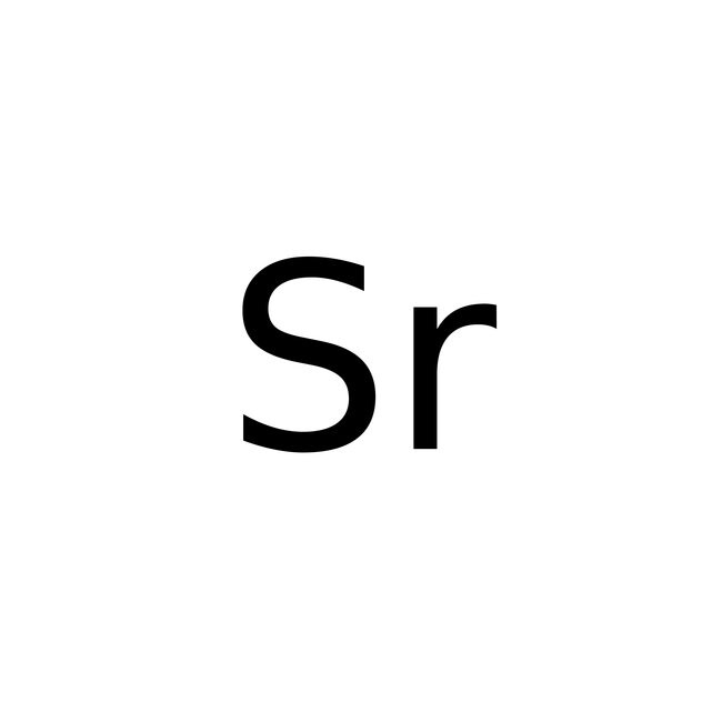 Strontium granules, 20mm max, 99.0% (metals basis)