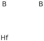 Hafnium boride, 99.5% (metals basis excluding Zr), Zr <2%