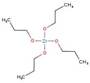 Zirconium(IV) n-propoxide, 70% w/w in n-propanol, packaged under Argon in resealable ChemSeal™ bottles