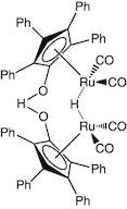 1-Hydroxytetraphenylcyclopentadienyl(tetraphenyl-2,4-cyclopentadien-1-one)-^m-hydrotetracarbonyldiruthenium(II), 98%, Thermo Scientific Chemicals