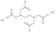 Ethylenediaminetetraacetic acid, iron(III) monosodium salt