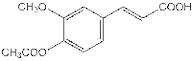 4-Acetoxy-3-methoxycinnamic acid, 98+%