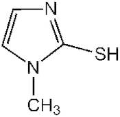 2-Mercapto-1-methylimidazole, 98%