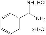 Benzamidine hydrochloride hydrate, 98%, water ca 10-14%