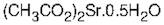 Strontium acetate hemihydrate, 98%