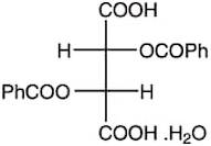 (-)-Dibenzoyl-L-tartaric acid hydrate, 98%, Thermo Scientific Chemicals