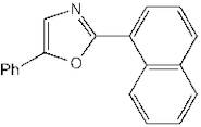 2-(1-Naphthyl)-5-phenyloxazole, laser grade and suitable for scintillation spectrometry, 99+%
