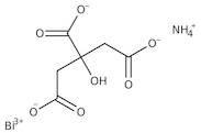 Ammonium bismuth citrate, Bi 48-52%, water ca 2%