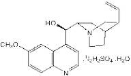 Quinine hemisulfate monohydrate, 98+%