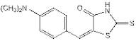 5-(4-Dimethylaminobenzylidene)rhodanine 98%