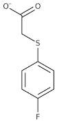 (4-Fluorophenylthio)acetic acid, 97%