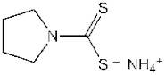 1-Pyrrolidinecarbodithioic acid ammonium salt, 98%, Thermo Scientific Chemicals